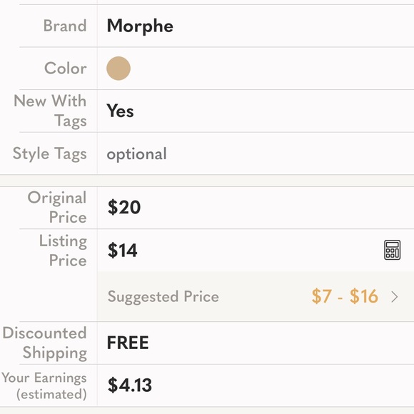 Morphe 13n light form extended hydration foundation. Swatched - Picture 6 of 6